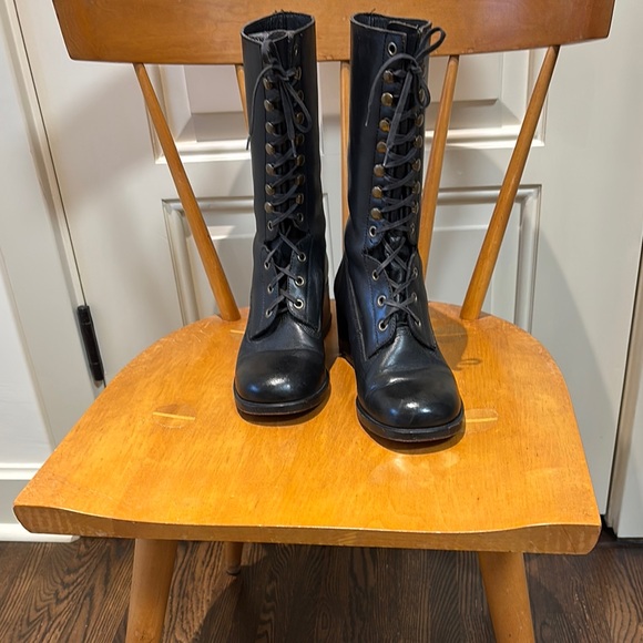 DKNY Shoes - Barely worn DKNY leather combat boots